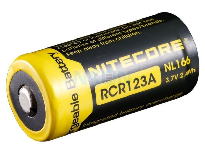 Nitecore RCR123A NL166 650mAh - 4A