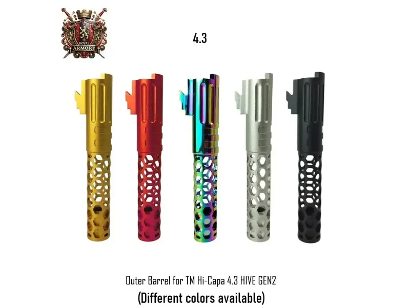 Royal Armory Outer Barrel for TM Hi-Capa 4.3 HIVE GEN2