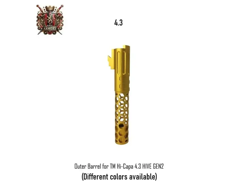 Royal Armory Outer Barrel for TM Hi-Capa 4.3 HIVE GEN2