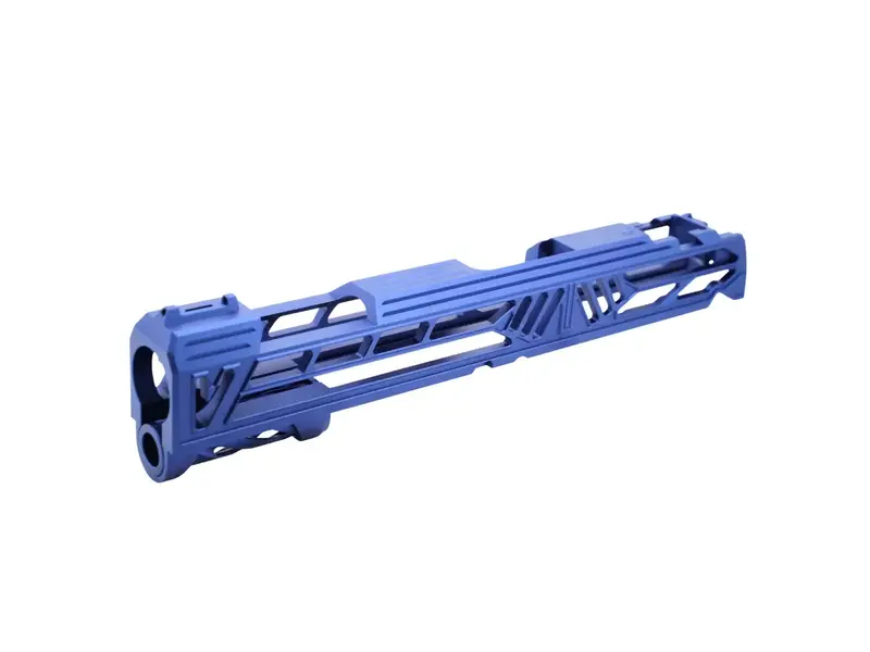 Dr. Black Aluminum Slide Type V with Led Front Sight for TM Hi-CAPA 5.1