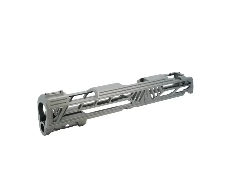 Dr. Black Aluminum Slide Type V with Led Front Sight for TM Hi-CAPA 5.1