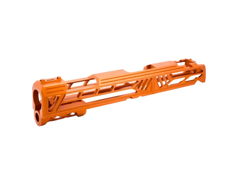 Dr. Black Aluminum Slide Type V with Led Front Sight for TM Hi-CAPA 5.1