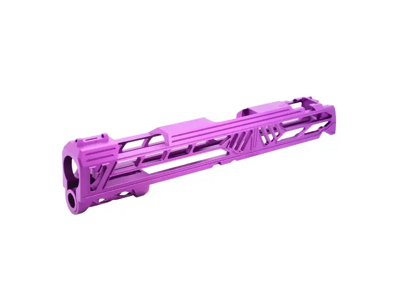 Dr. Black Aluminum Slide Type V with Led Front Sight for TM Hi-CAPA 5.1