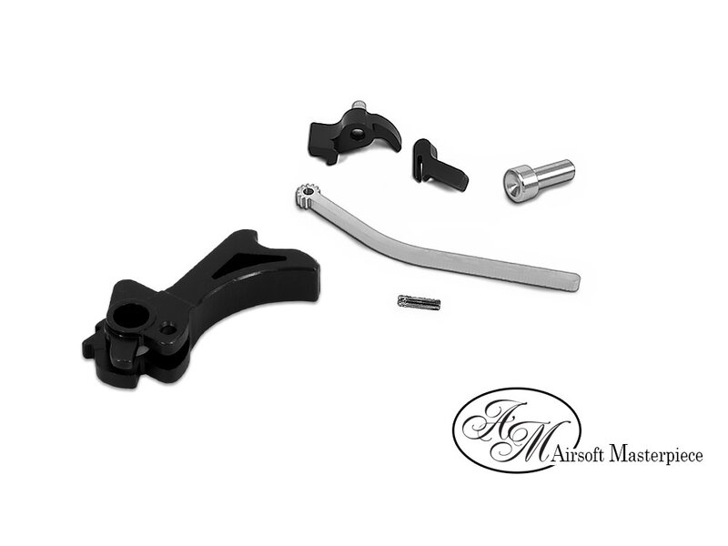 Airsoft Masterpiece CNC Steel Hammer & Sear Set for Marui Hi-CAPA (S Style Spur)