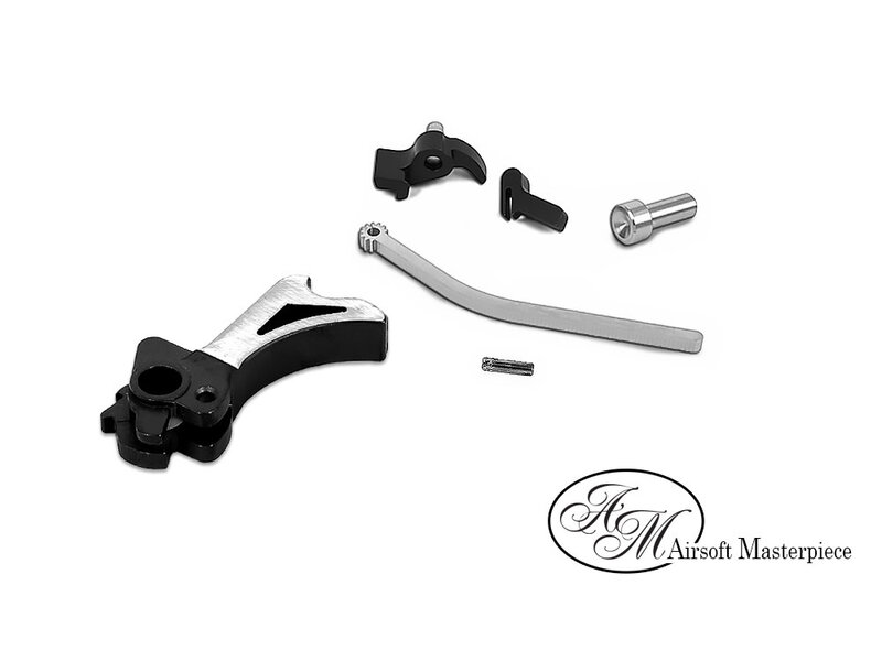 Airsoft Masterpiece CNC Steel Hammer & Sear Set for Marui Hi-CAPA (S Style Spur)