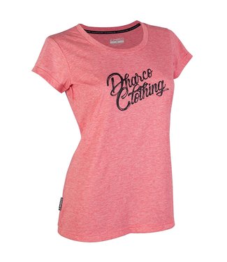 DHaRCO Womens Tech Tee Short Sleeve - Pink Marle
