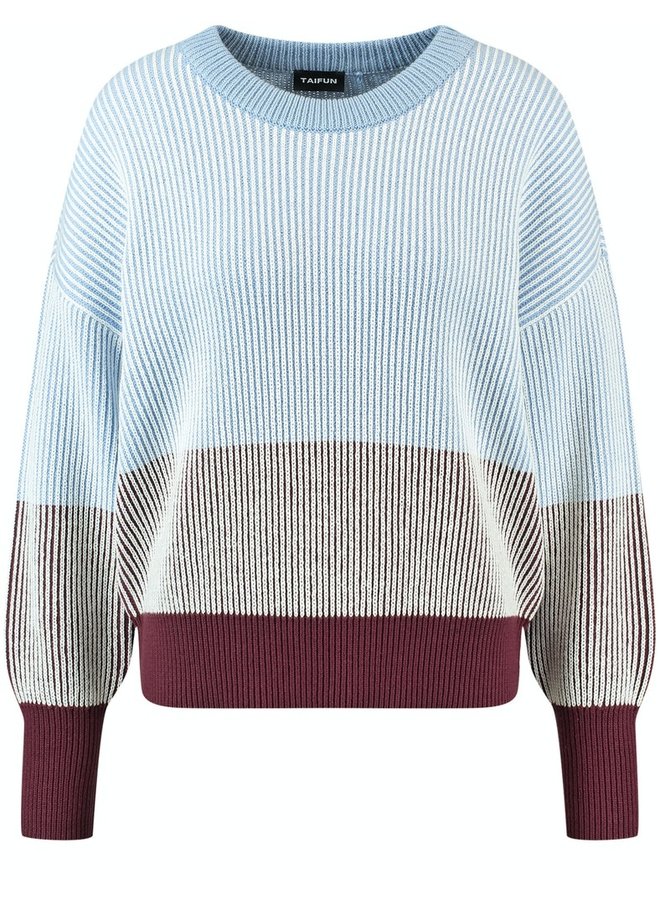 Taifun Pullover Bleu 272005-15307