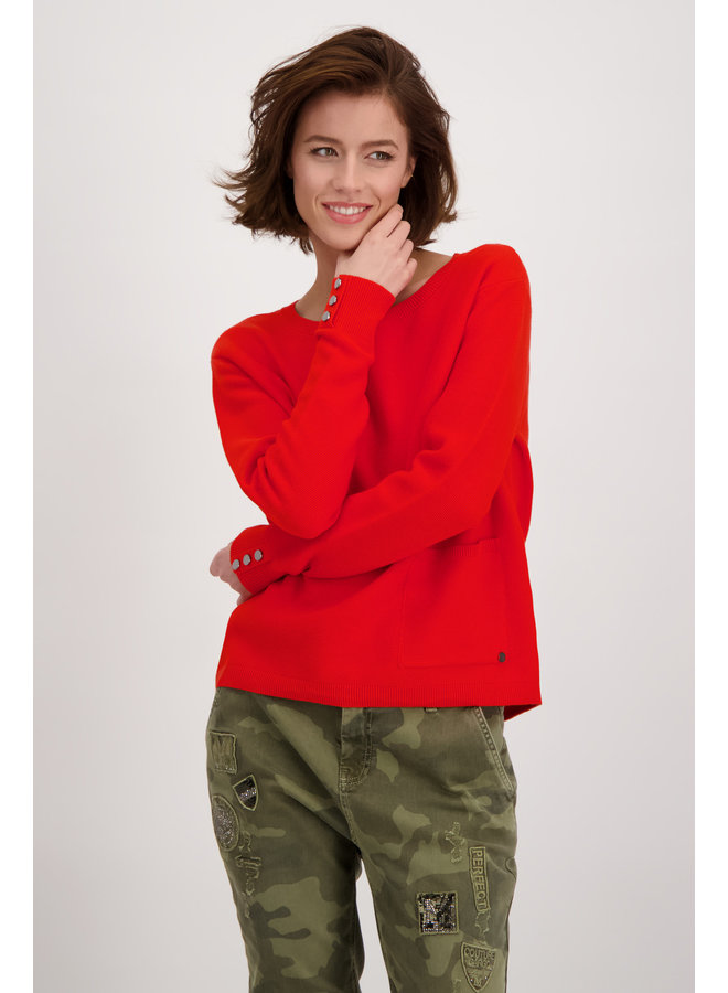 Monari Pullover Rood 806316