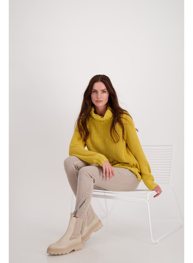 Monari Pullover Okergeel 806630