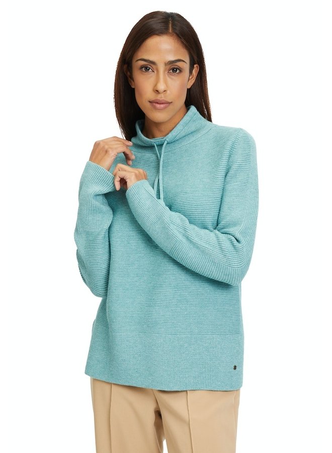 Betty & Co Pullover Turquoise 5512-3017