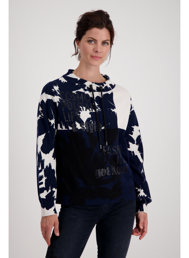 Monari Pullover Nachtblauw 806592