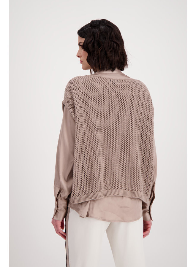 Monari Pullover Truffel 407585