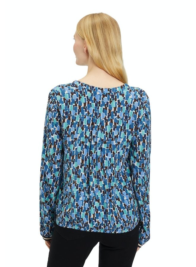 Betty & Co Blouson Blauw 8552-3053