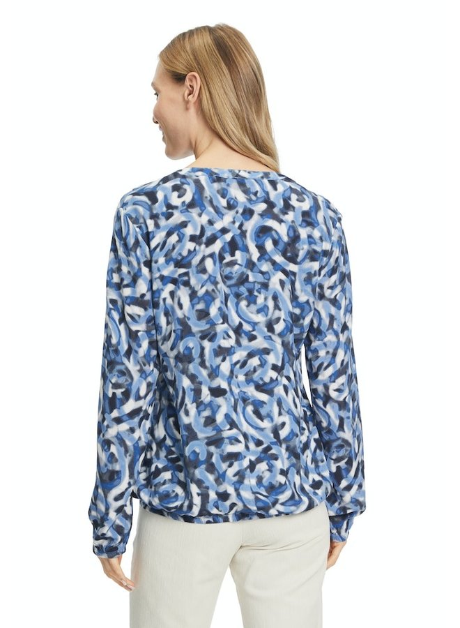 Betty & Co Blouson Blauw 8520-3265