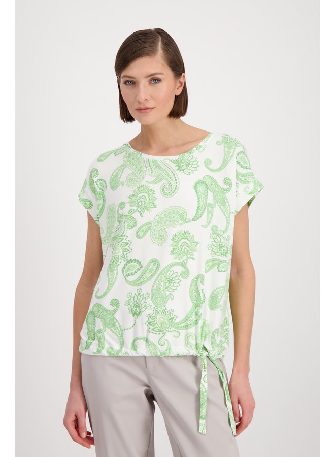 Monari Shirt Limegroen 408041