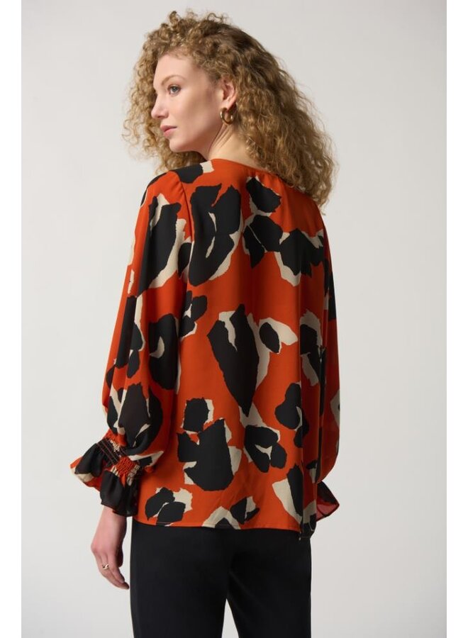 Joseph Ribkoff Blouse Burned Orange 233201