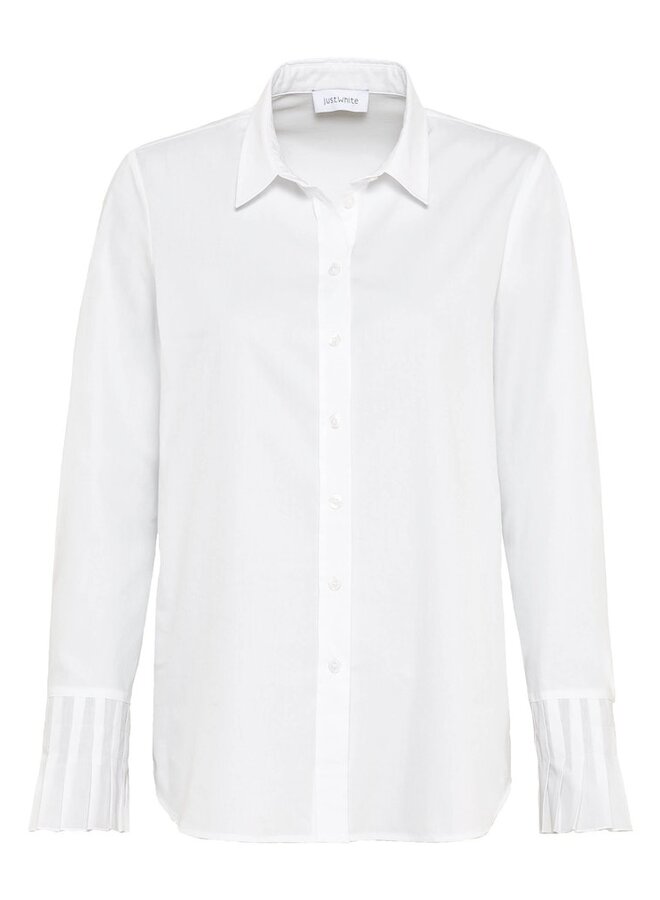 Just White Blouse Wit J3361
