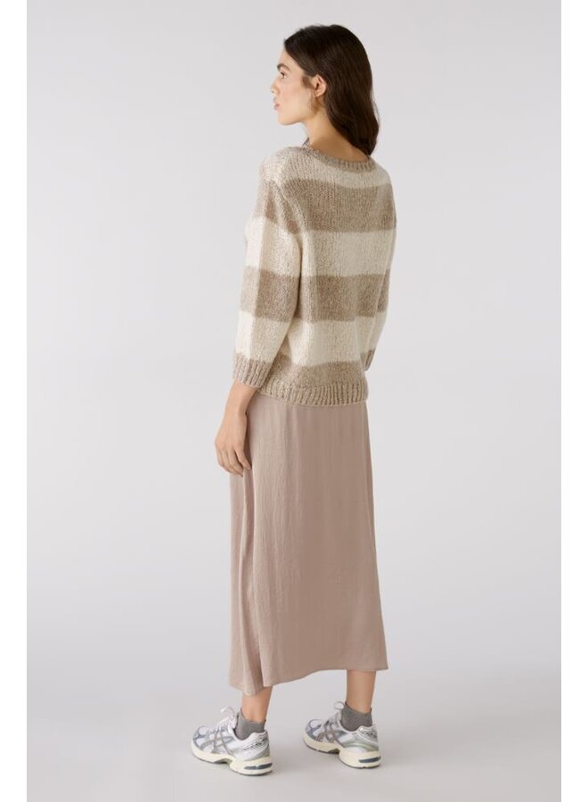 OUI Pullover Taupe 79633