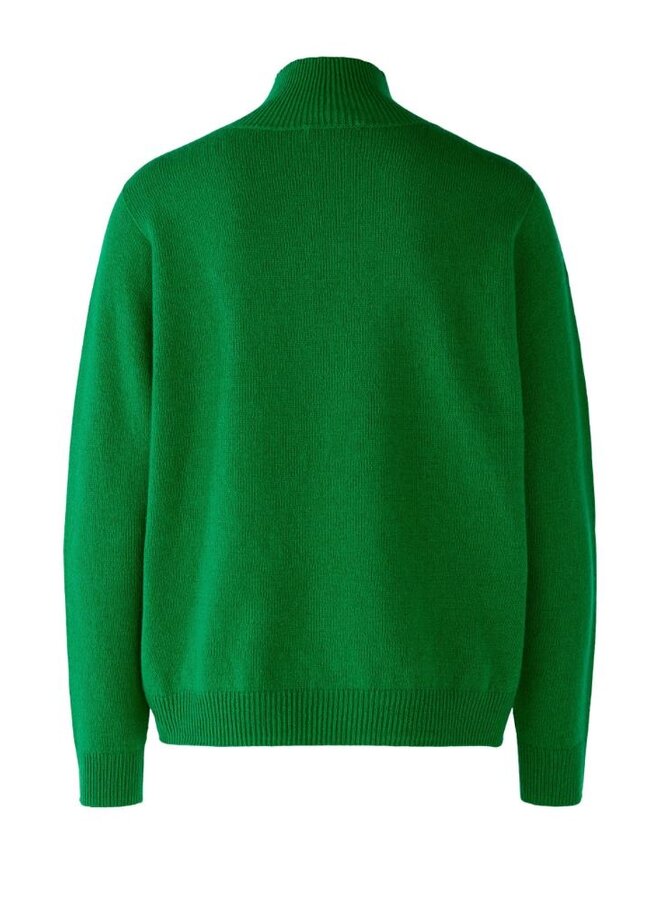 Oui Pullover Groen 79985