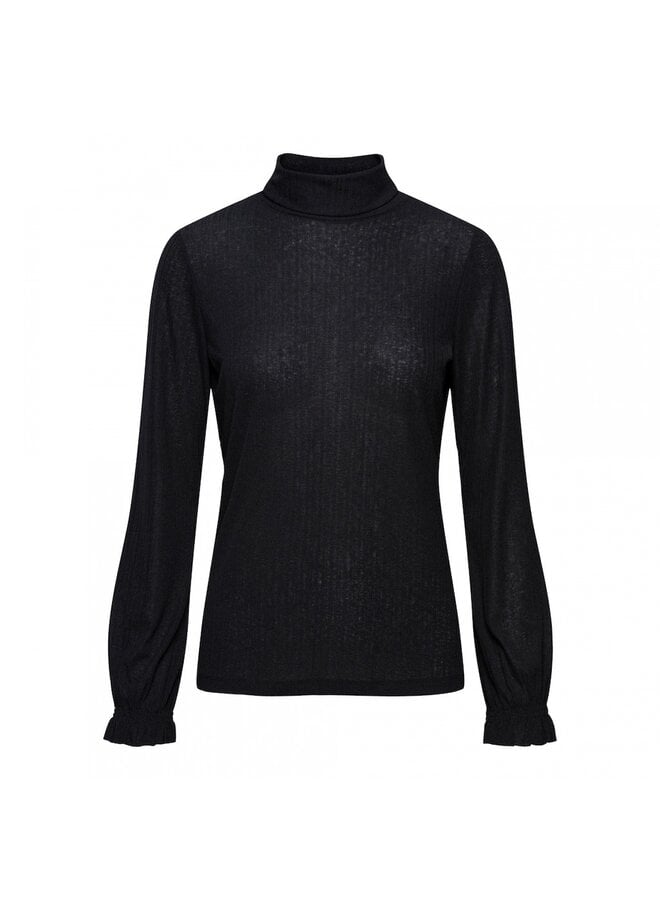 &Co Woman Pullover Zwart Sabine Turtle