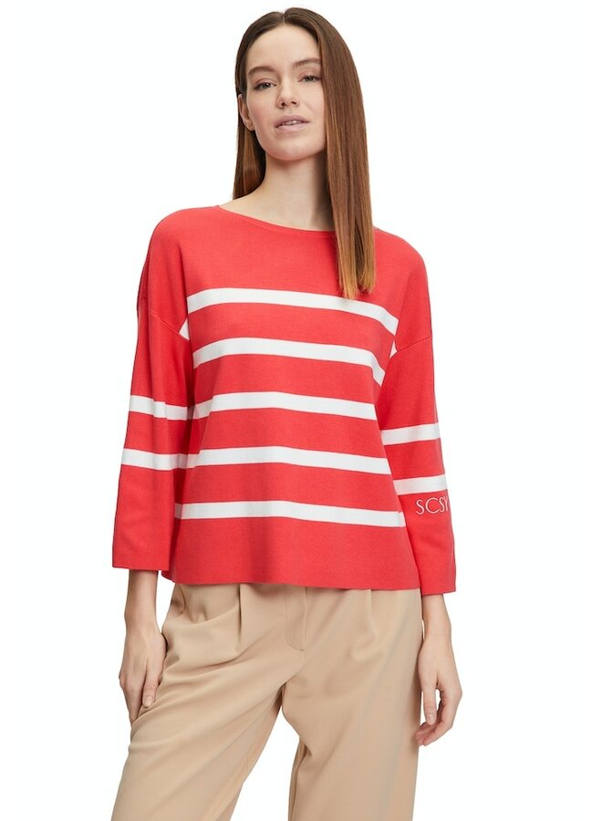 So Cosy Pullover Rood 5081-8038