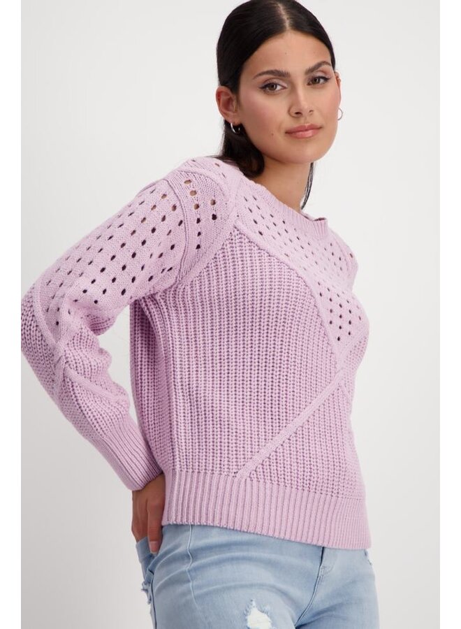 Monari Pullover Lavendel 408290