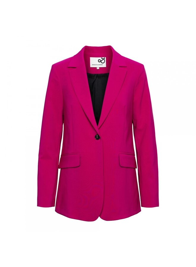 &Co Woman Blazer Claire Comfort Fuchsia