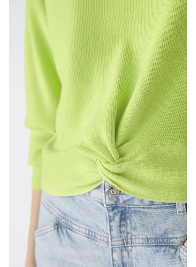 OUI Pullover Limegroen 86645