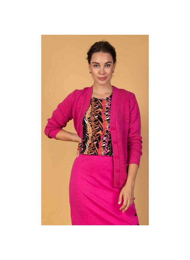 Roberto Sarto Vest Fuchsia 411120