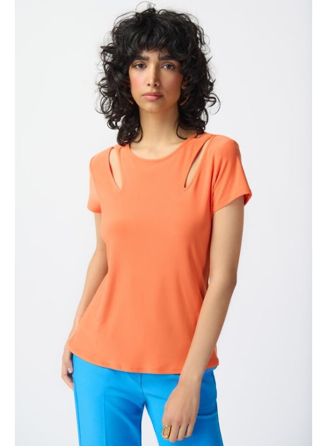 Joseph Ribkoff Shirt Orange 241245