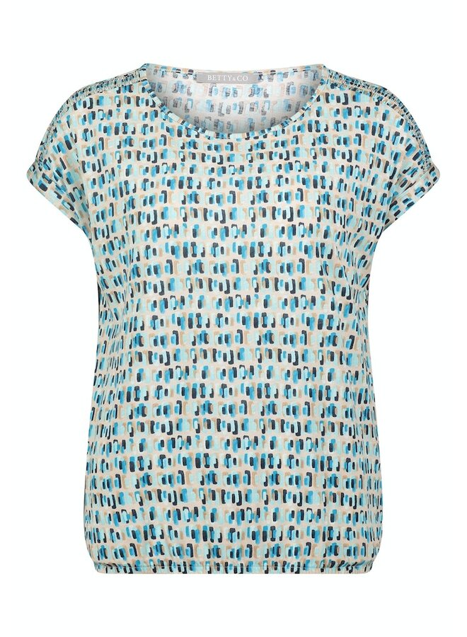 Betty & Co Shirt Aqua 2045-3244
