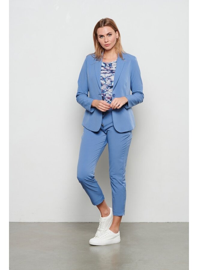 &Co Woman Shirt Blauw Lieke Blue Animal TO236