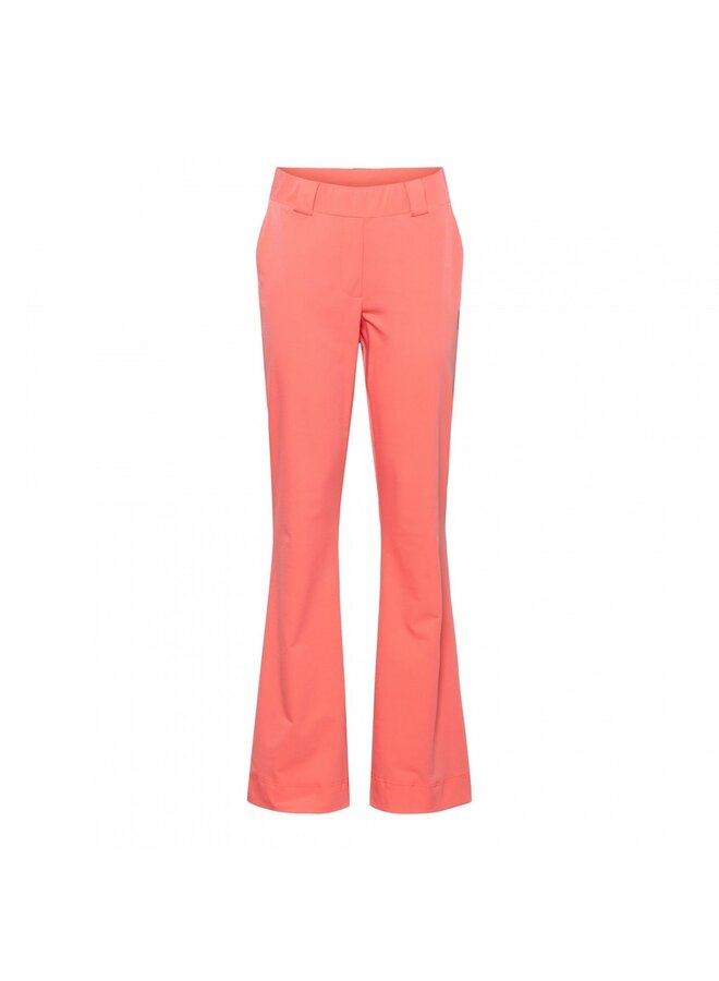 &Co Woman Broek Koraal Penelope Flare Travel PA203