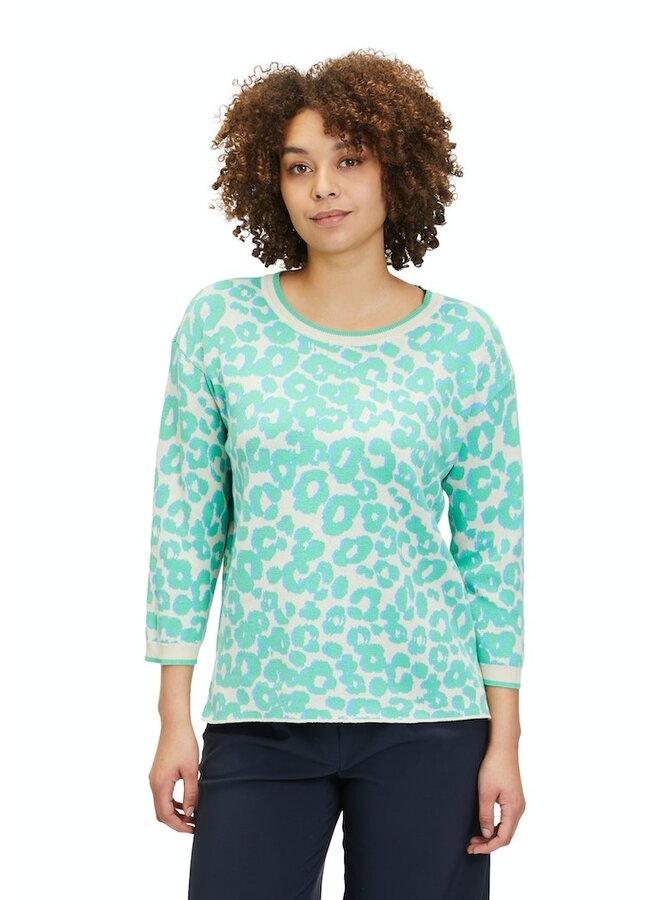 So Cosy Pullover Groen 5087-8080