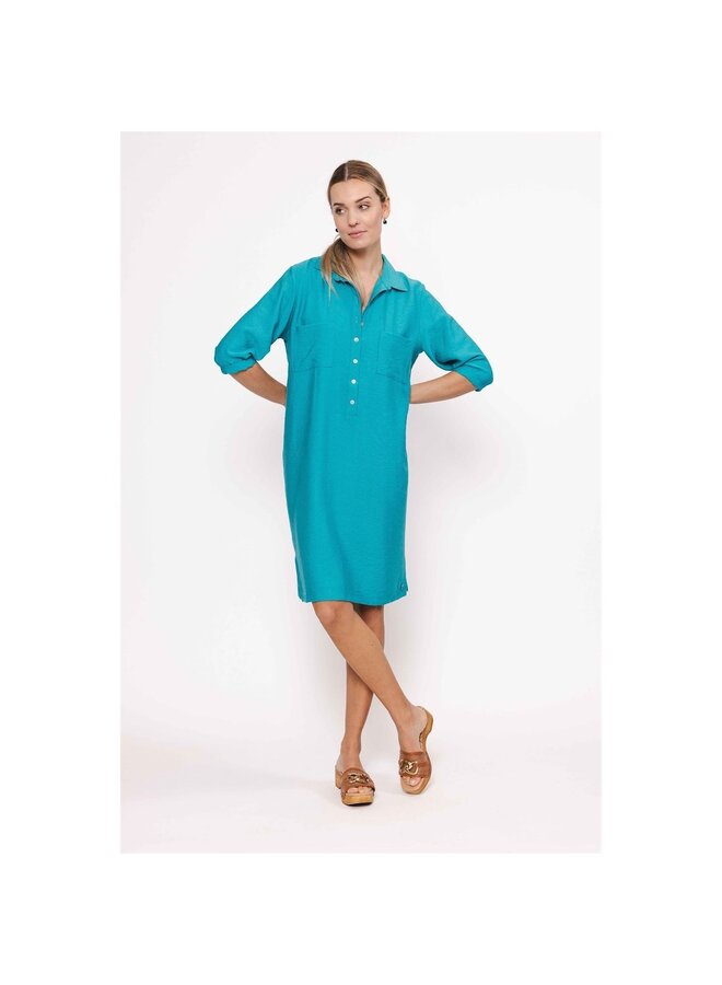 Another Woman Jurk Aqua 412317