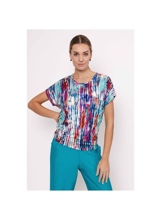 Another Woman Shirt Aqua 412353