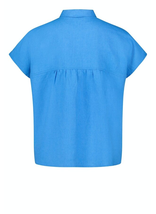 Betty & Co Blouse Blauw  8774-3474