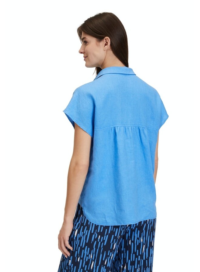 Betty & Co Blouse Blauw  8774-3474