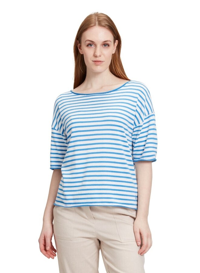 Betty & Co Sweater/Shirt Blauw 5719-3441