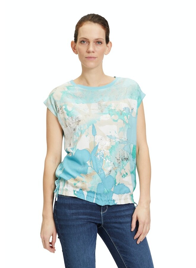 Betty & Co shirt Aqua 2048-3250