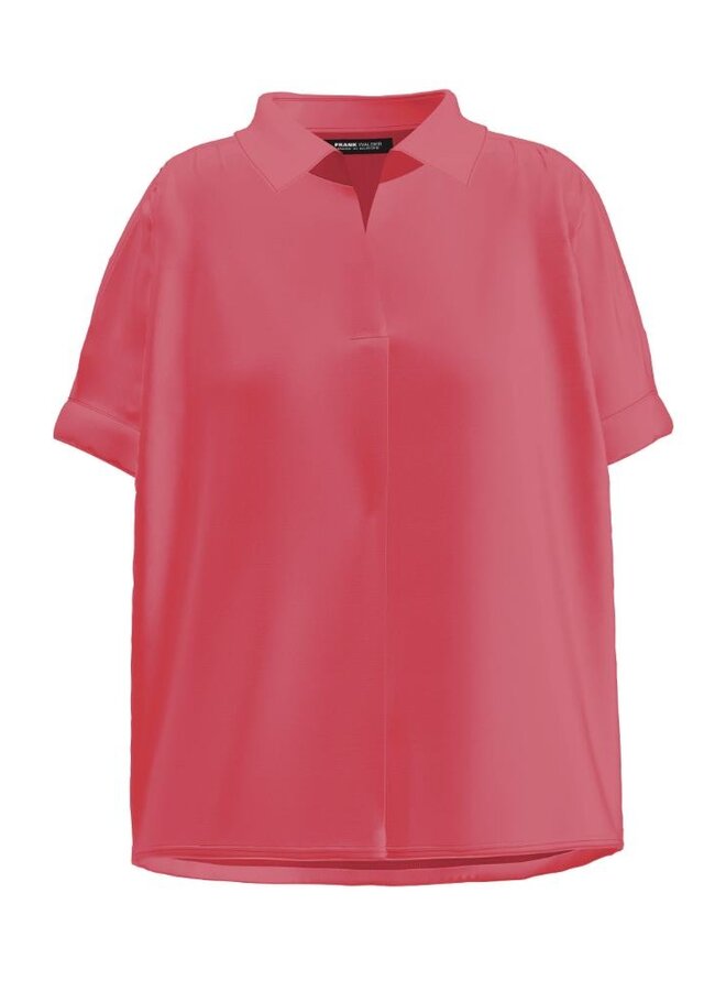 Frank Walder Blouse Rood 602420