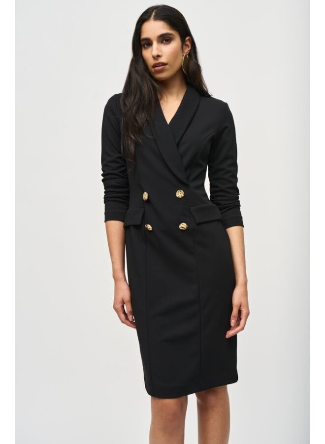 Joseph Ribkoff Jurk Zwart 243146 11 De Wit Mode