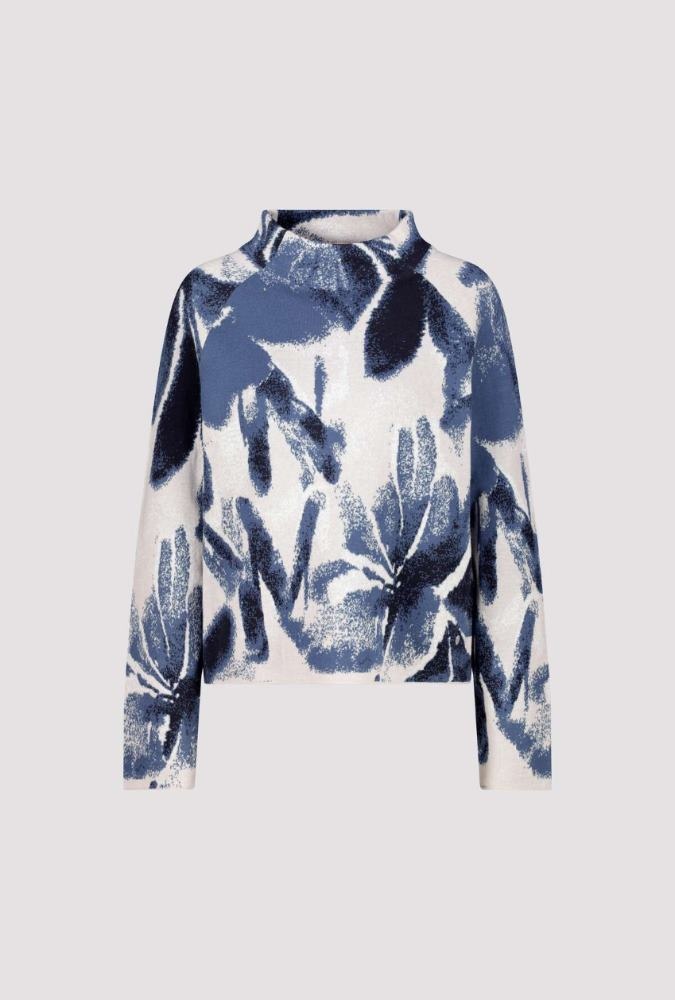 Monari Pullover Blauw 807976 145 De Wit Mode