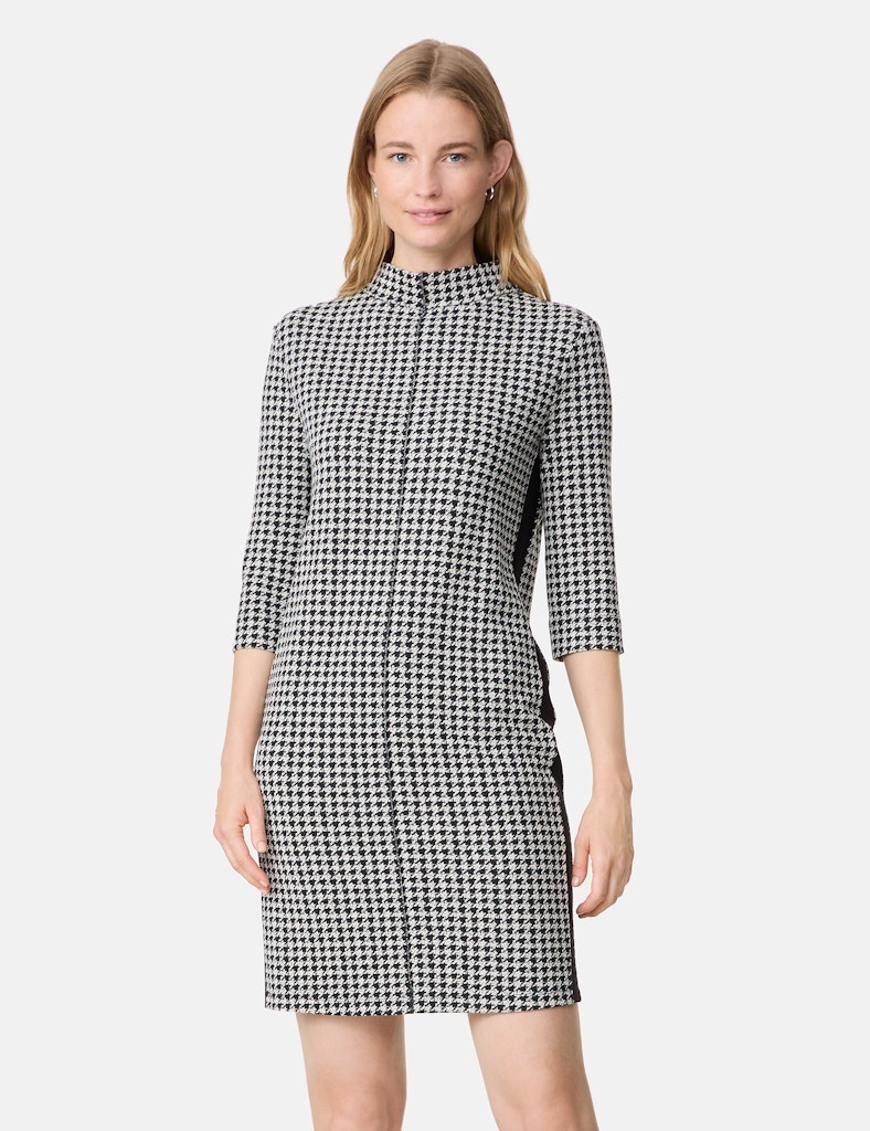 Gerry Weber Jurk Zwart 380016 44032 1139 De Wit Mode