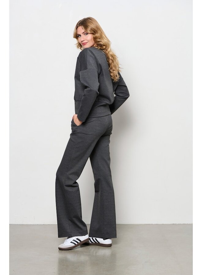 &Co Woman Broek Antraciet Tiana Punta Pa332