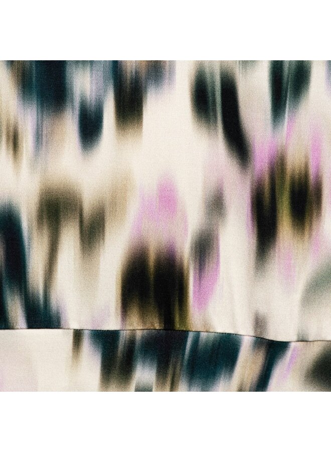 &Co Woman Shirt Khaki Lucia Faded Flower TO268