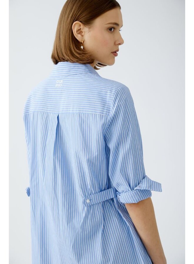 OUI Blouse Blauw 91888
