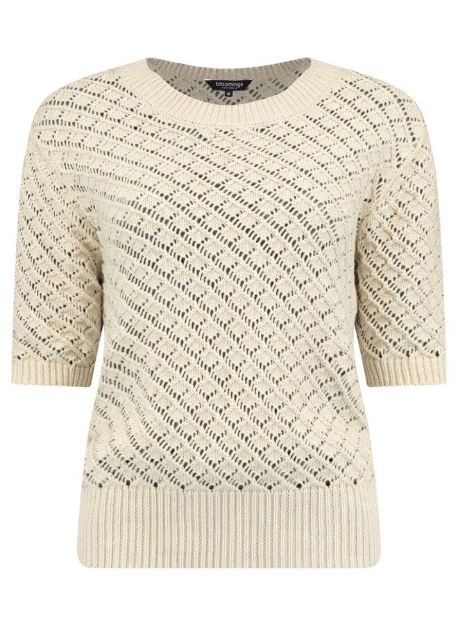 Bloomings Amsterdam Pullover Ecru SLK20-8646