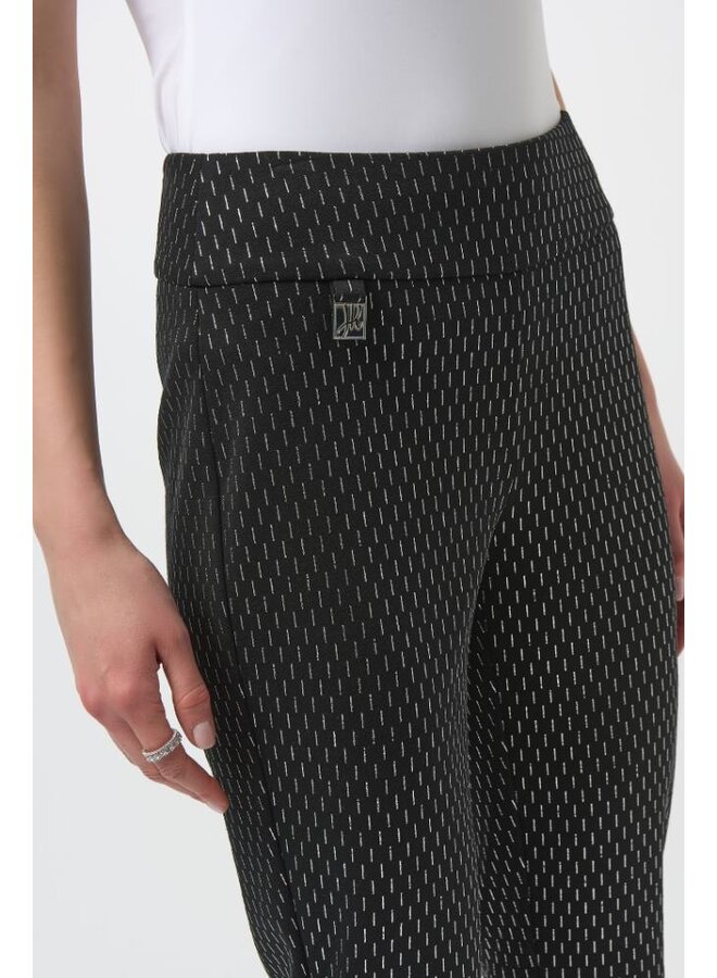 Joseph Ribkoff Broek Zwart/Zilver 254143
