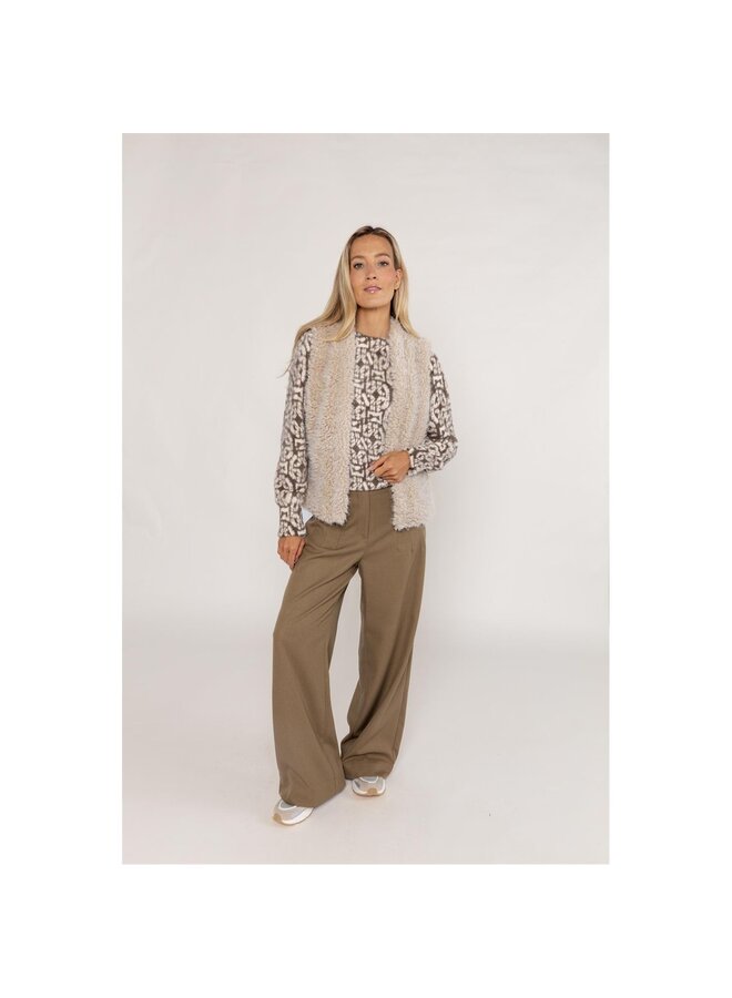 Poools bodywarmer Ecru 533189